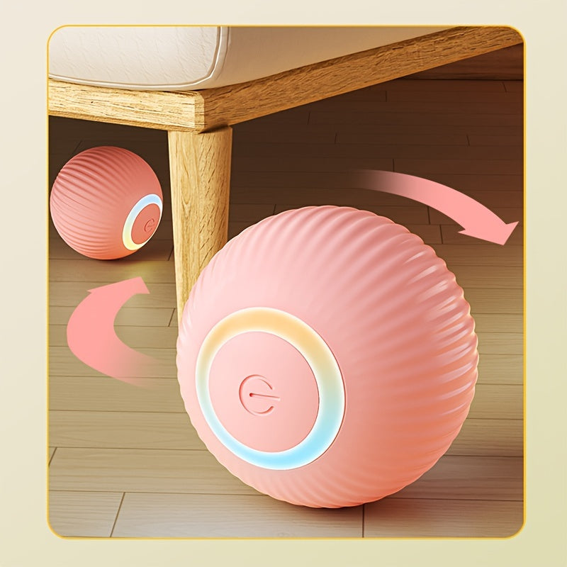1pc Intelligent Cat Toy - Self-entertainment And Teasing Cat Stick Intelligent Rolling Ball Automatic Teasing Cat Ball Cat Electric Toy - For Cats - For Indoor Play - Perfect Gift for Cat Lovers