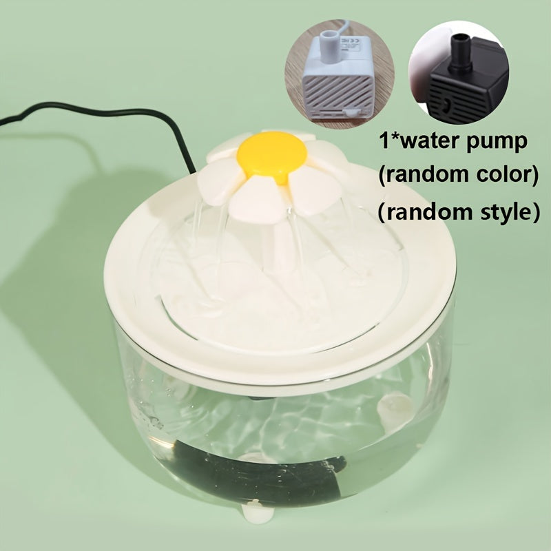 1.5L Large Capacity Transparent Pet Water Fountain - Automatic Circulation, USB Powered, Whisper Quiet, Easy to Clean, and BPA-Free - Perfect for Indoor Cats and Small Pets