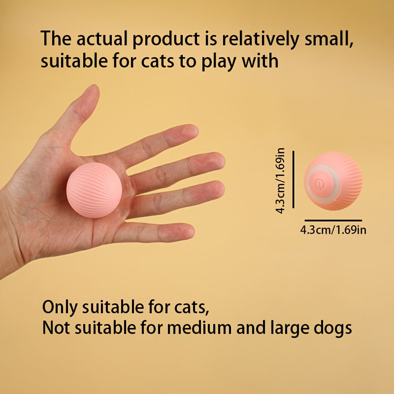 1pc Intelligent Cat Toy - Self-entertainment And Teasing Cat Stick Intelligent Rolling Ball Automatic Teasing Cat Ball Cat Electric Toy - For Cats - For Indoor Play - Perfect Gift for Cat Lovers