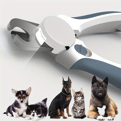 1pc LED Illuminated Pet Nail Clipper - Claw Care for Dogs and Cats - Easy Grooming Tool with Precise Trimming and Safety Features for Pet Care Supplies
