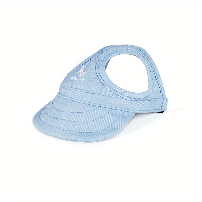 Adjustable Pet Baseball Cap for Dogs and Cats - Sun Protection and Style for Outdoor Activities