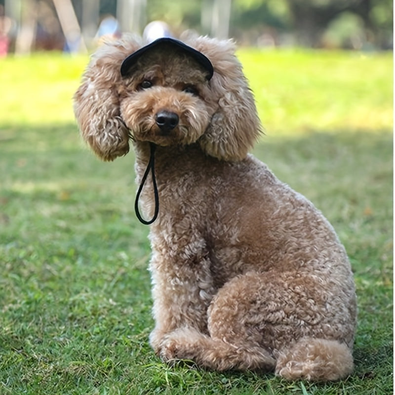 Adjustable Pet Baseball Cap for Dogs and Cats - Sun Protection and Style for Outdoor Activities