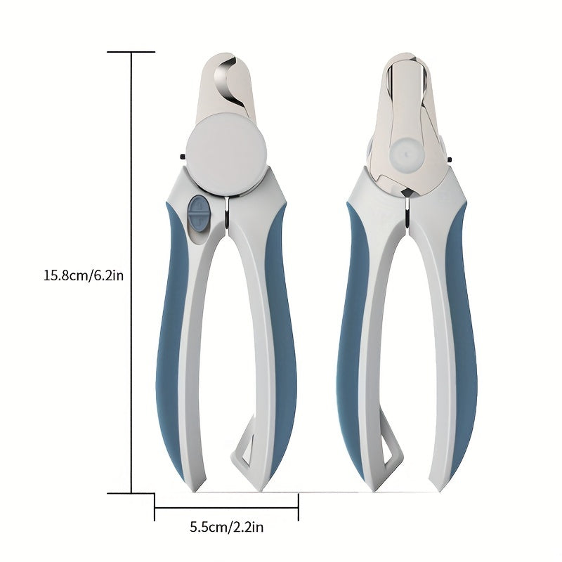 1pc LED Illuminated Pet Nail Clipper - Claw Care for Dogs and Cats - Easy Grooming Tool with Precise Trimming and Safety Features for Pet Care Supplies