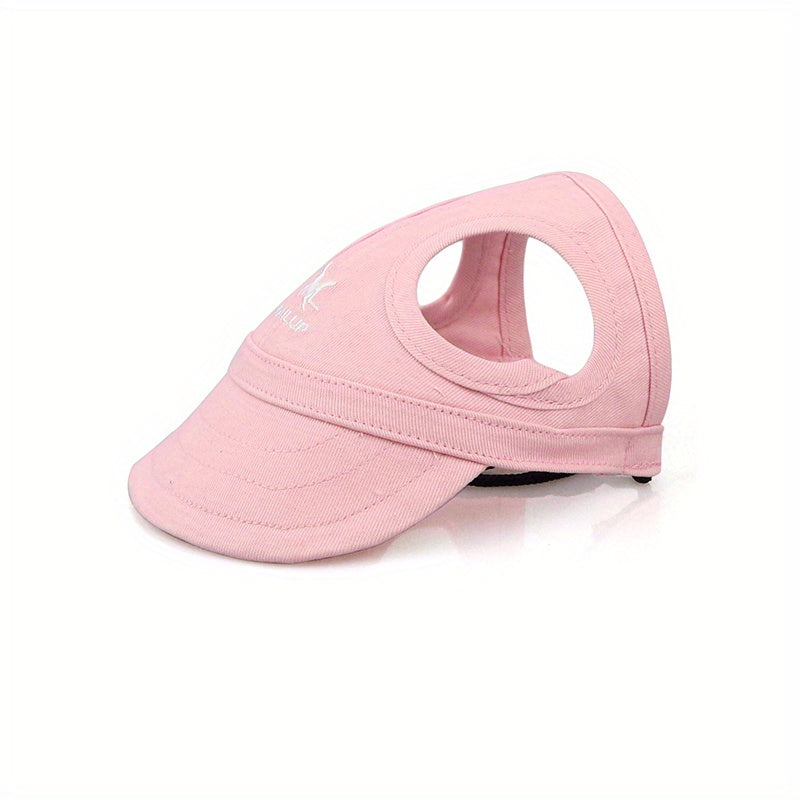 Adjustable Pet Baseball Cap for Dogs and Cats - Sun Protection and Style for Outdoor Activities